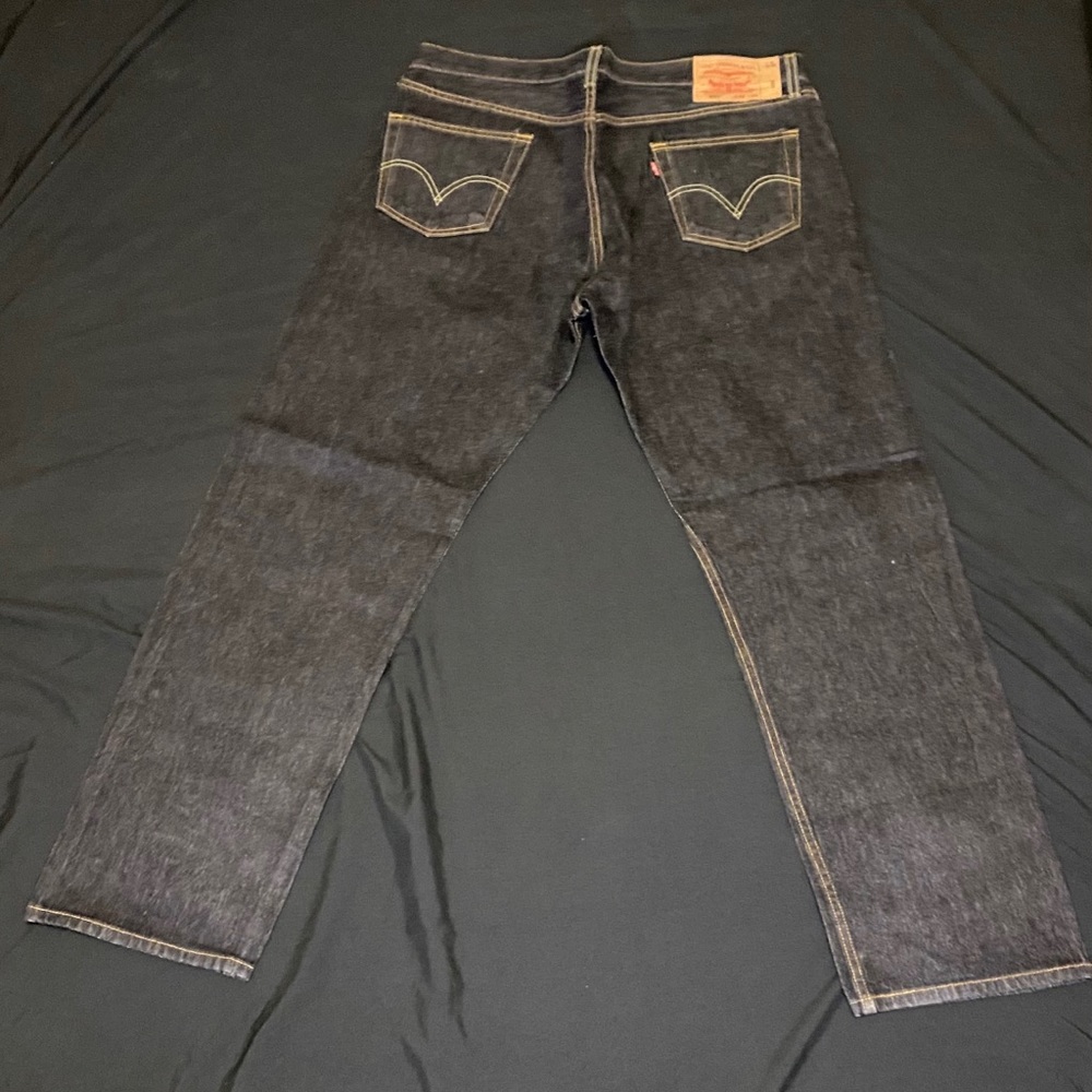Levi 501 Dark Black Jeans